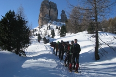 Escursione Ciaspe 5 Torri 27 gennaio 2018